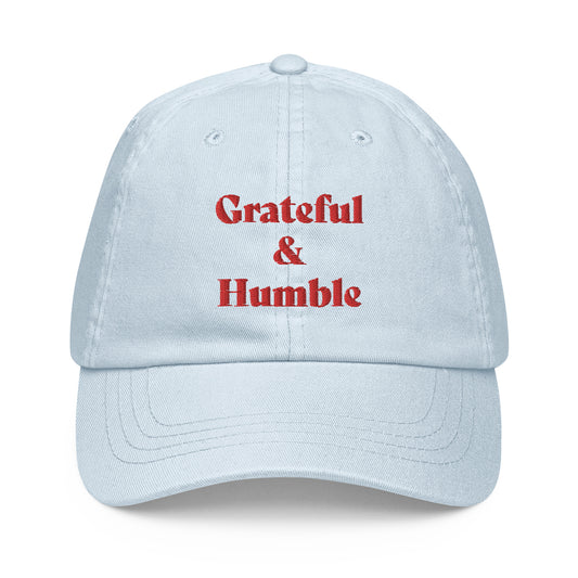 Grateful and Humble Pastel Baseball Hat