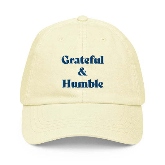 Grateful and Humble Pastel Baseball Hat