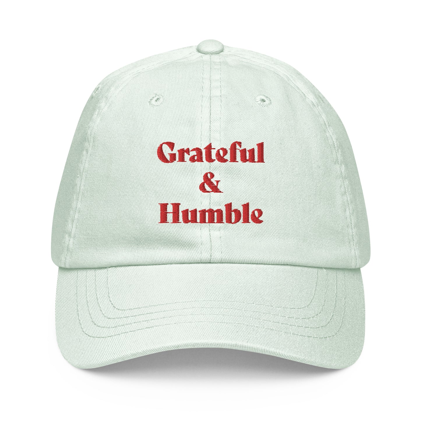 Grateful and Humble Pastel Baseball Hat