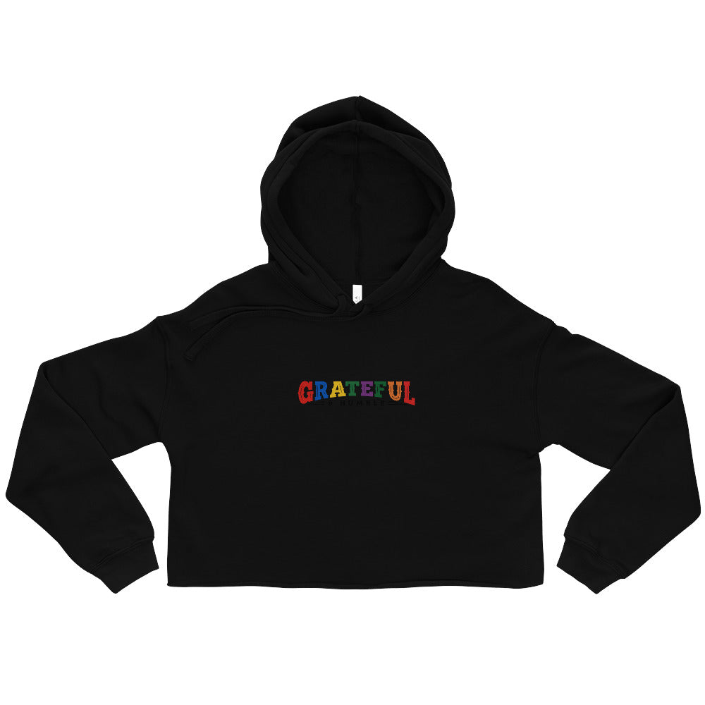 Women's Grateful & Humble 'Colors' Crop Hoodie